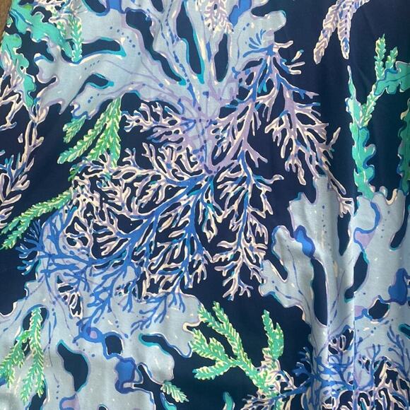 Lilly Pulitzer Raina Dress Indigo Swish & Stay Dress Sz S - Picture 2 of 11